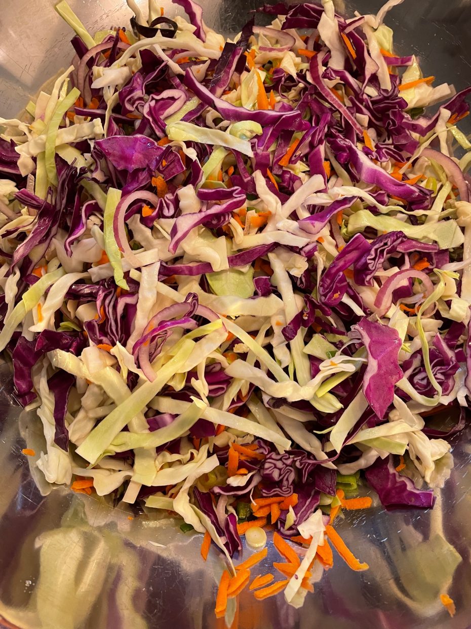Kingsville Brewin Co. Czech Style Lager with Sweet Jalapeno Coleslaw on